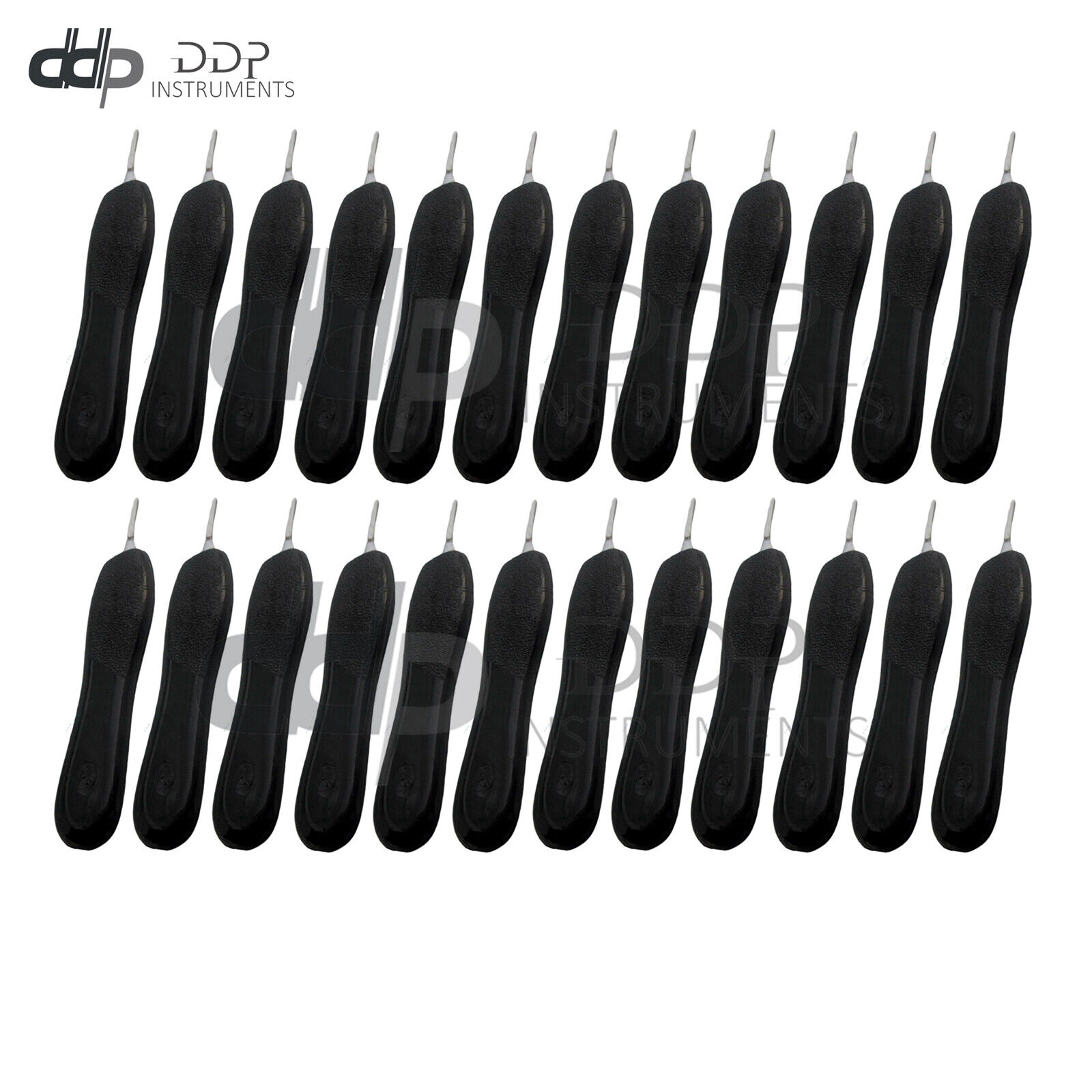 Lot-Of-24-Pcs-Scalpel-Handle-Plastic-3-with-Black-Color-Surgical-Instruments-131419167654