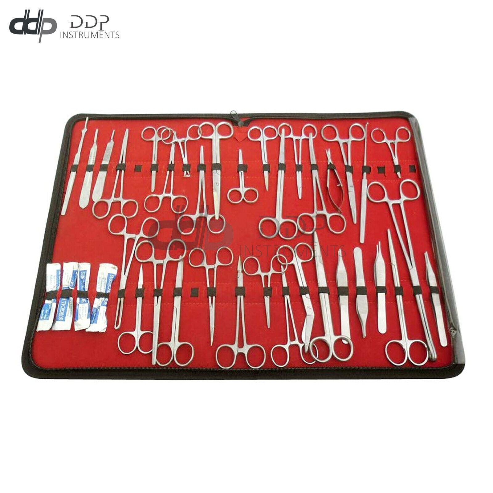 Minor-Surgery-Or-Grade-77-Pieces-Set-of-Surgical-Instruments-Kit-373249302764