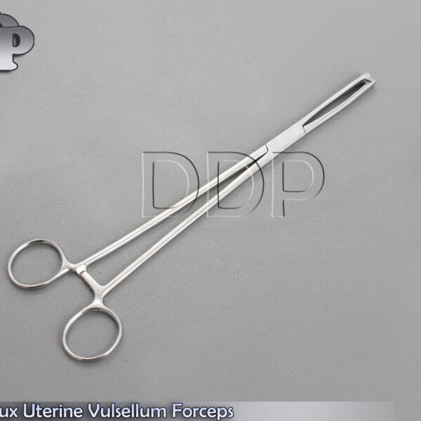 Museux Uterine Vulsellum Forceps 10" 2x2 (5mm x 7mm) Surgical Instruments