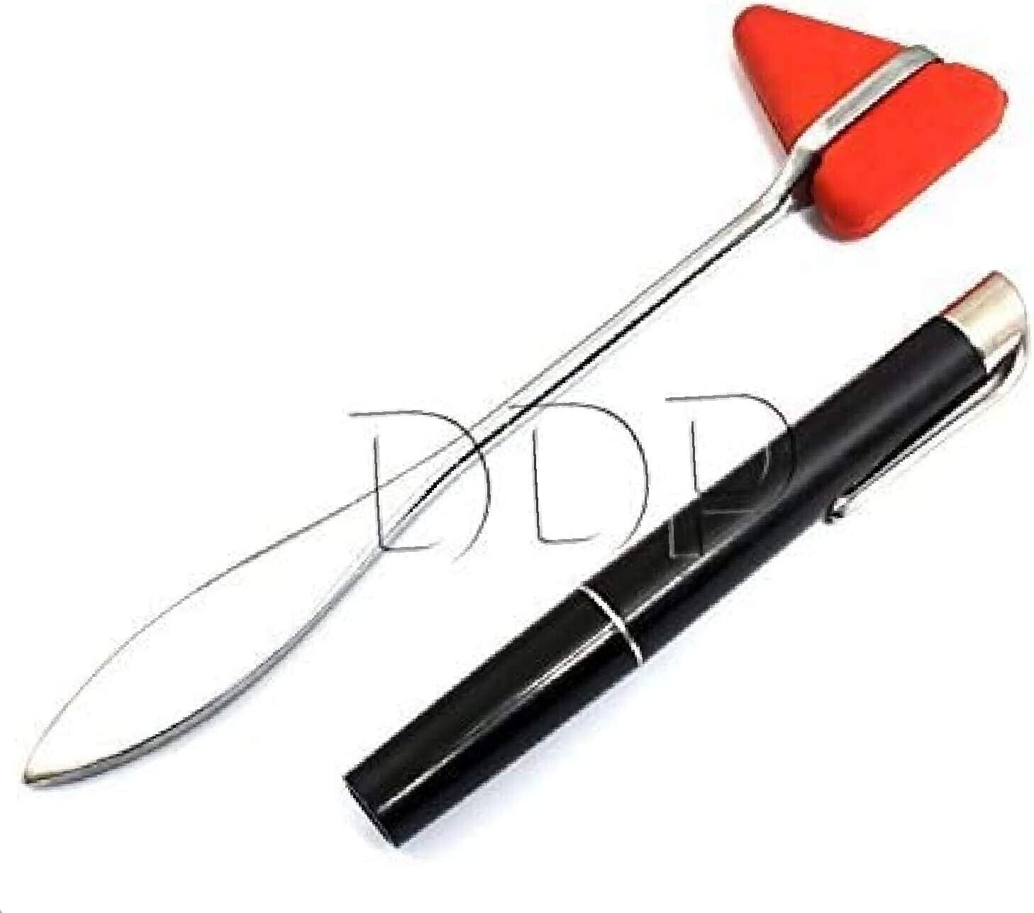 Neurological-Percussion-Reflex-Taylor-Hammer-Diagnostic-Pen-light-Penlight-121955897614