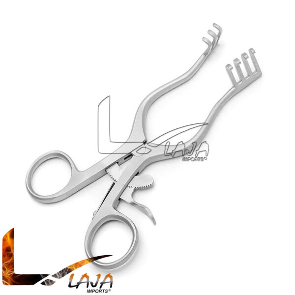 New Weitlaner Retractor 4.5" Blunt 3x4 Prongs Surgical Veterinary Instruments