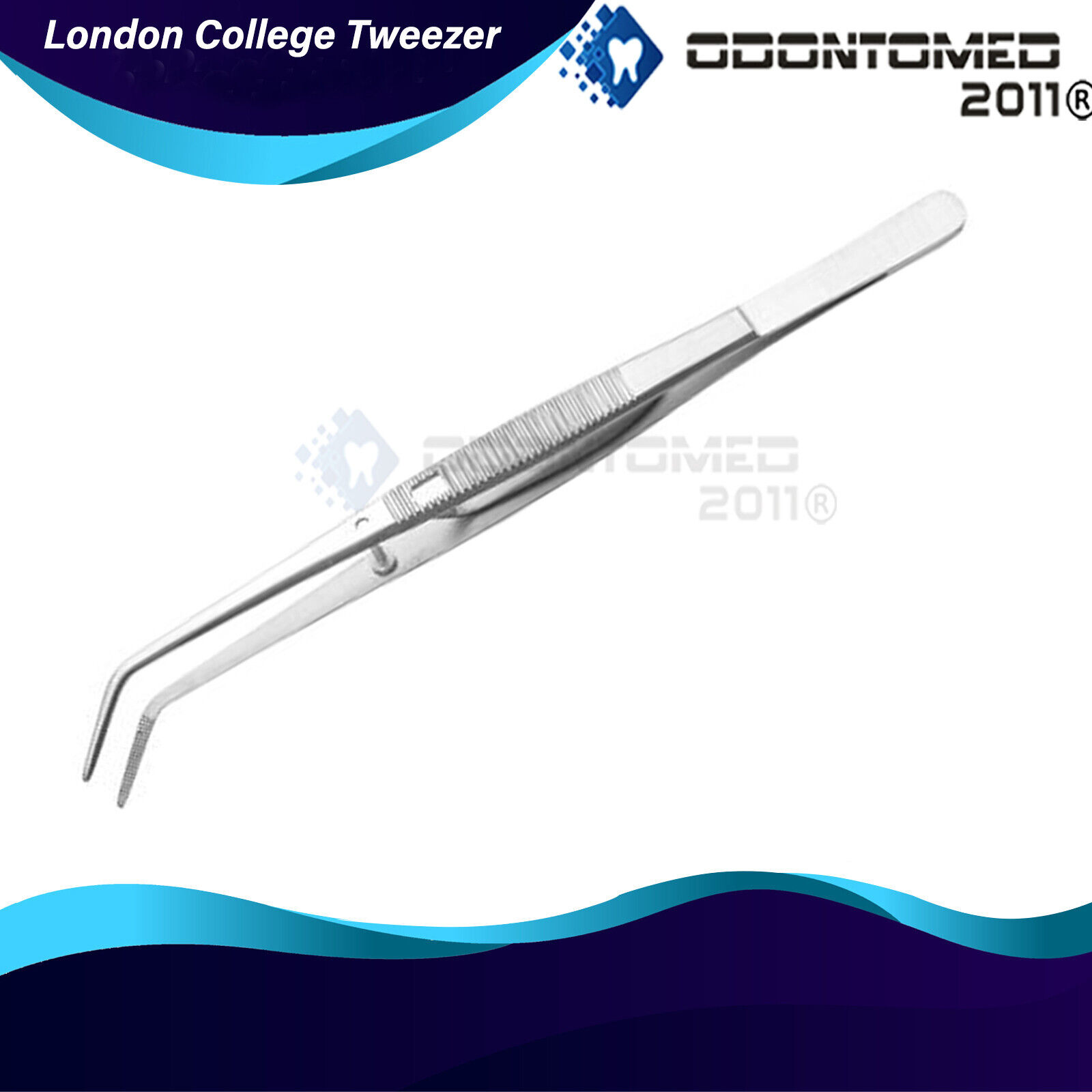 ODONTOMED-Surgical-Dental-Forceps-Dressing-Tweezers-Serrated-Tip-Pliers-Set-of-3-115717584404-8