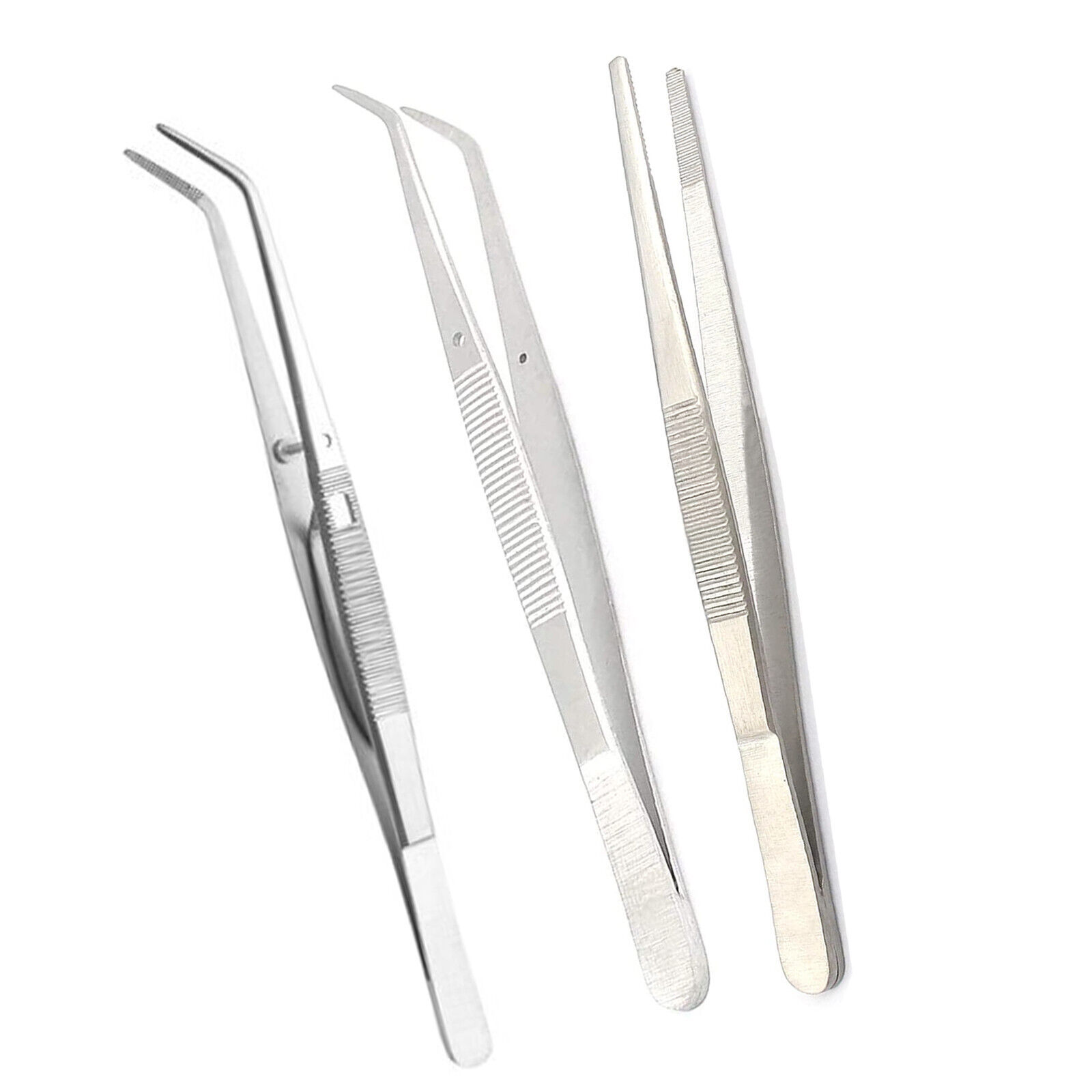 ODONTOMED-Surgical-Dental-Forceps-Dressing-Tweezers-Serrated-Tip-Pliers-Set-of-3-115717584404