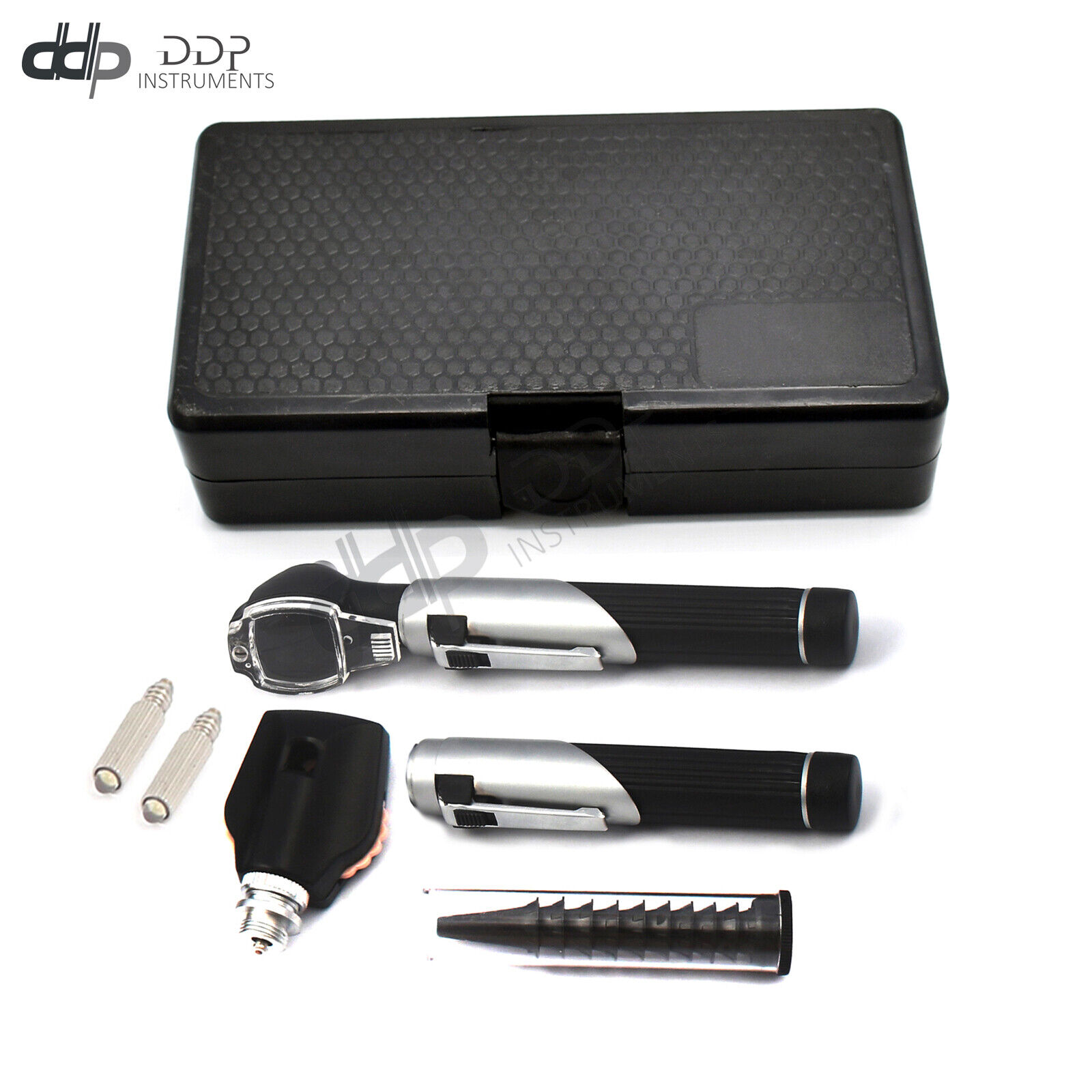 OR-GRADE-Mini-Ophthalmoscope-Opthalmoscope-Otoscope-Fibre-Optic-Diagnostic-Set-124119571364