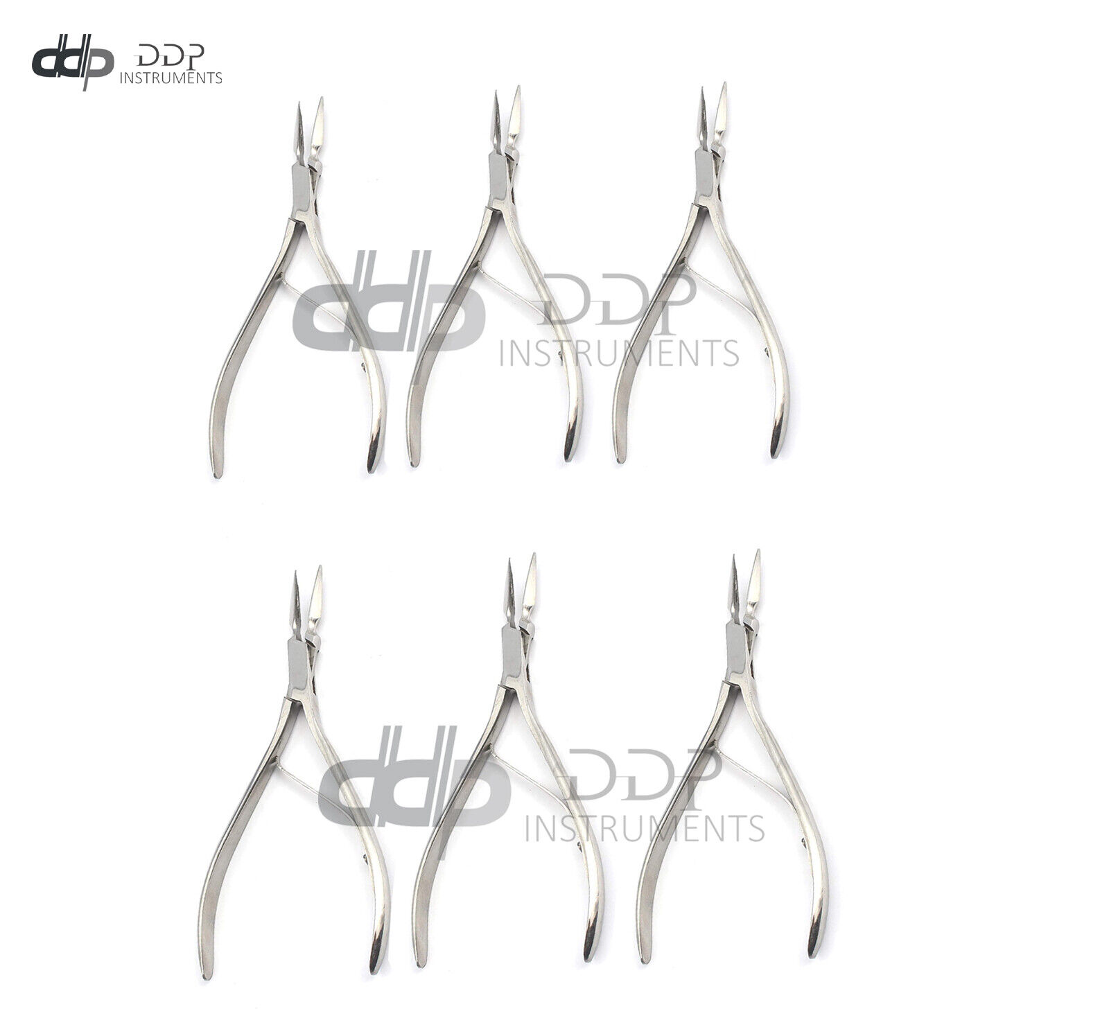 Pack-Of-6-Pcs-Virtus-Splinter-Forceps-Straight-6-Serrated-Spring-Handle-SSteel-111465602594