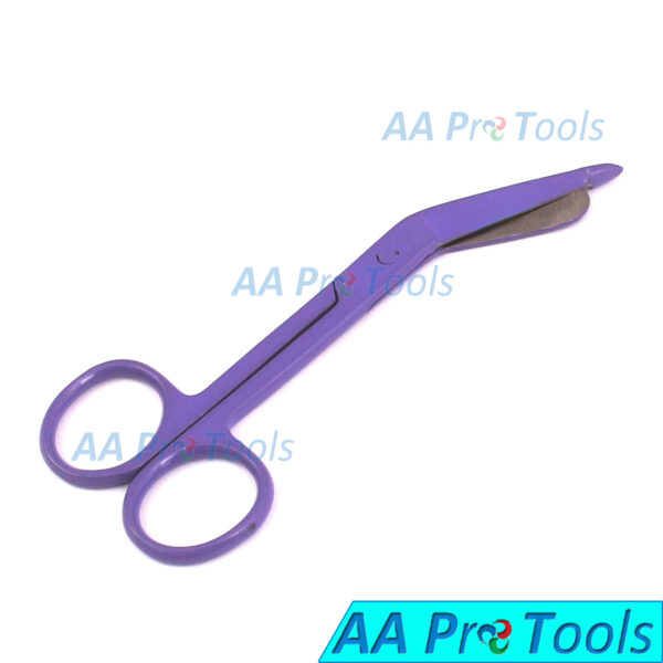 Premium Grade Lister Bandage Scissors 4.5" Purple Color 4-1/2" Bandage Shears
