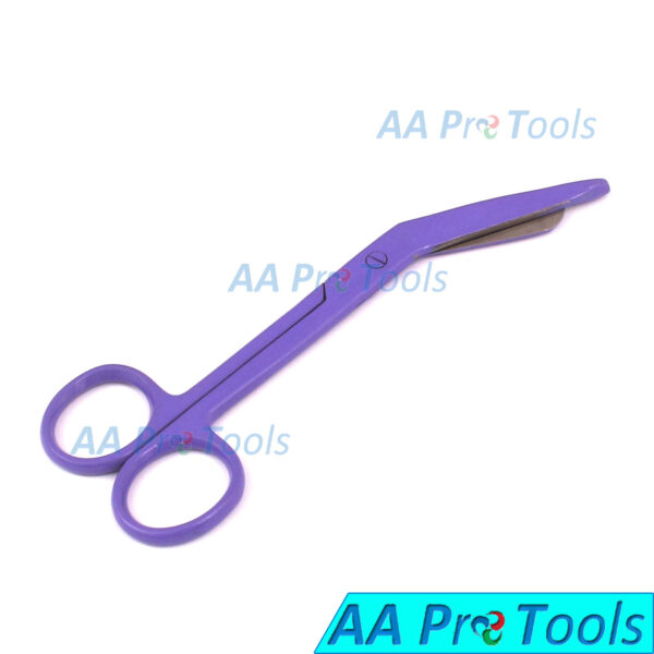 Premium Grade Lister Bandage Scissors 5.5" Purple Color 5-1/2" Bandage Shears