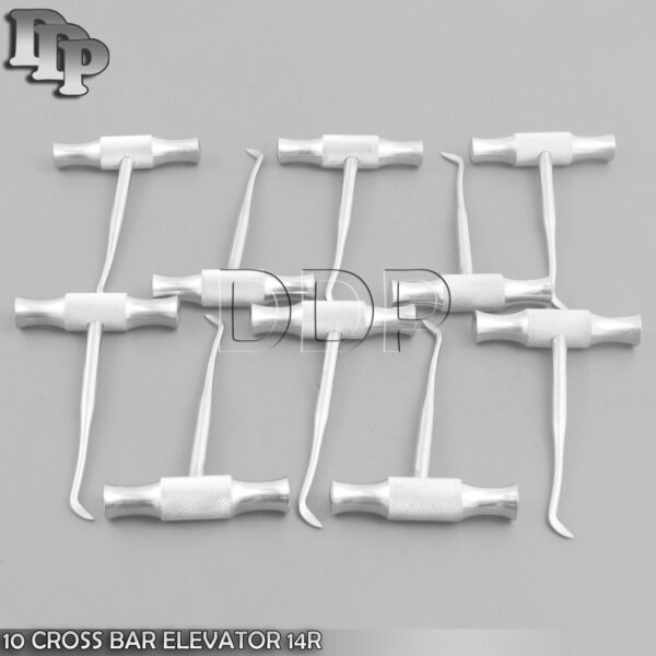 Set Of 10 Pieces CROSS BAR DENTAL ROOT ELEVATOR WINTER BLADE 14R