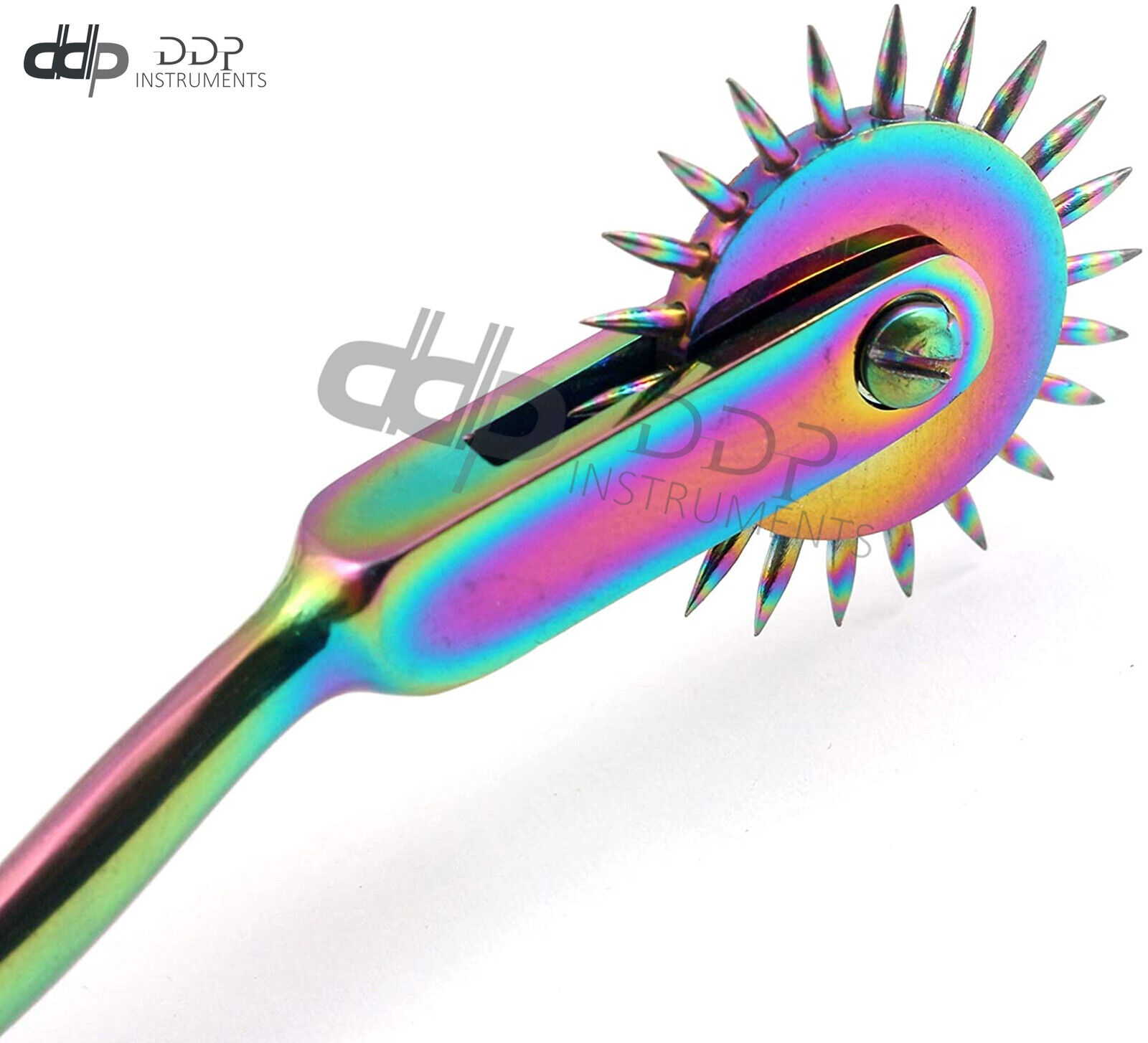 Set-Of-2-Wartenberg-Pin-Wheel-Pinwheel-1-2-Head-Diagnostic-Multi-Color-Rainbow-124343824624-2