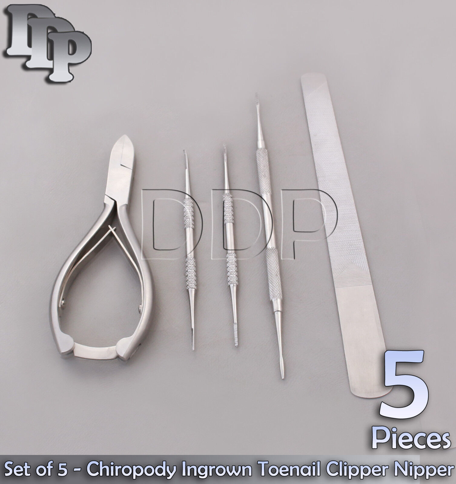 Set-of-5-Chiropody-Ingrown-Toenail-Clipper-Nipper-Podiatry-Podiatrist-Kit-121664761474