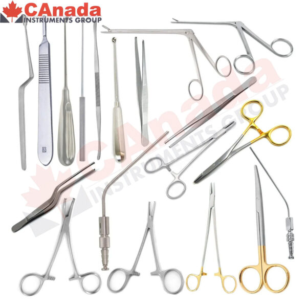 Spinal Surgery Instruments Set 19pcs Lumbar Spine Instruments Spinal Surgical In