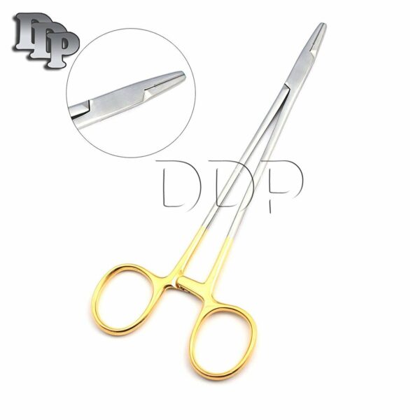 T/C DELICATE MAYO HEGAR NEEDLE HOLDER DRIVER 7" WITH TUNGSTEN CARBIDE INSERTS