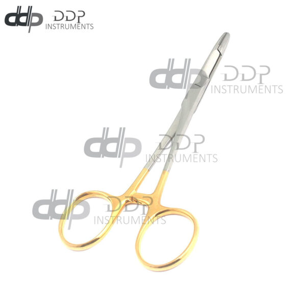 T/C O.R GRADE OLSEN HEGAR NEEDLE HOLDER 5.5" SERRATED W/ TUNGSTEN CARBIDE INSERT