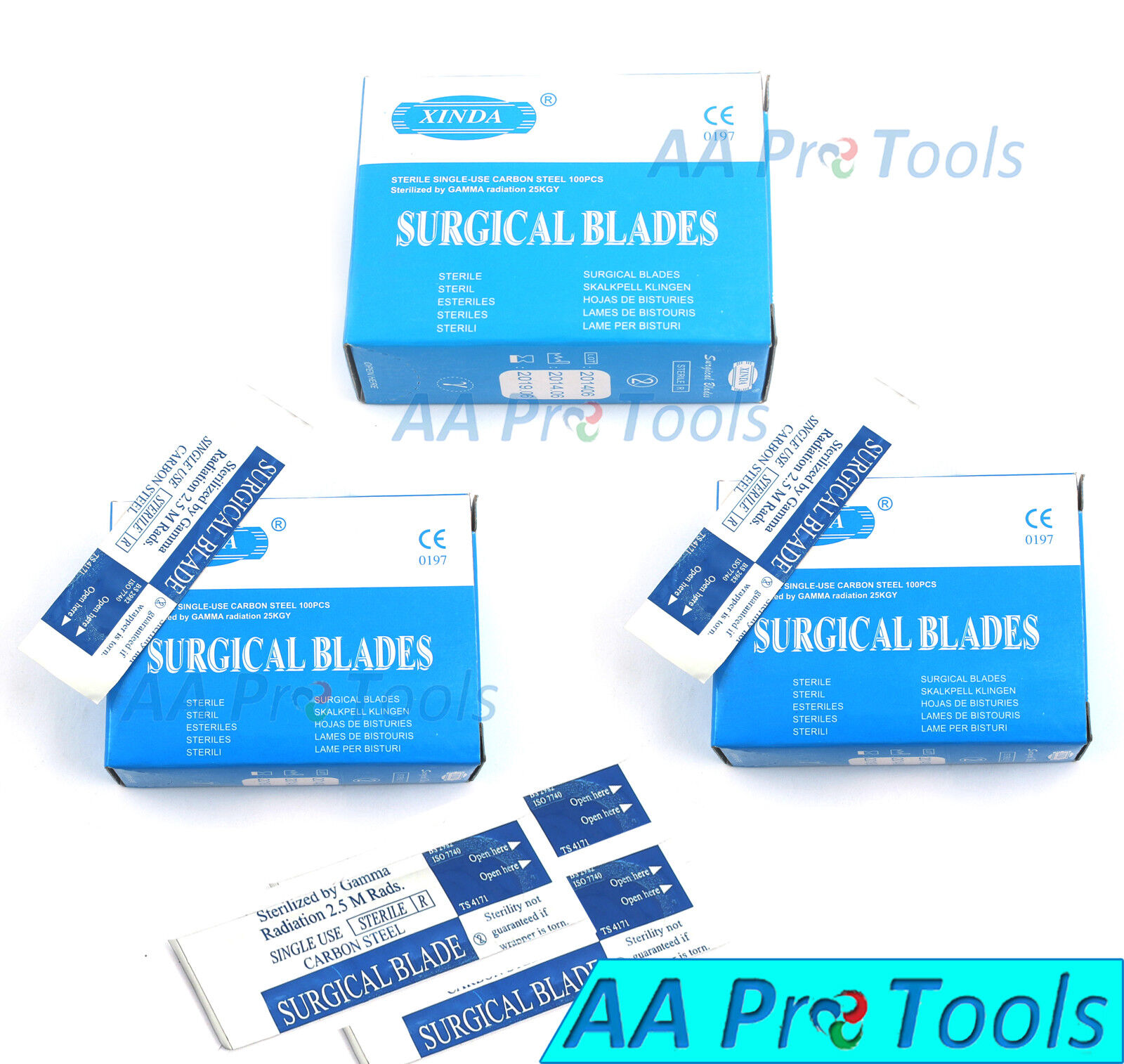 1000-Scalpel-Blades-24-Carbon-Steel-Surgical-Dental-Medical-For-Knife-4-253539874365-2
