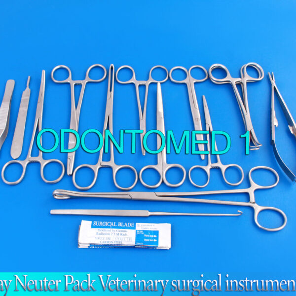 119 PCS OR GRADE Spay Neuter Pack Veterinary surgical instrument FORCEPS DS-1072