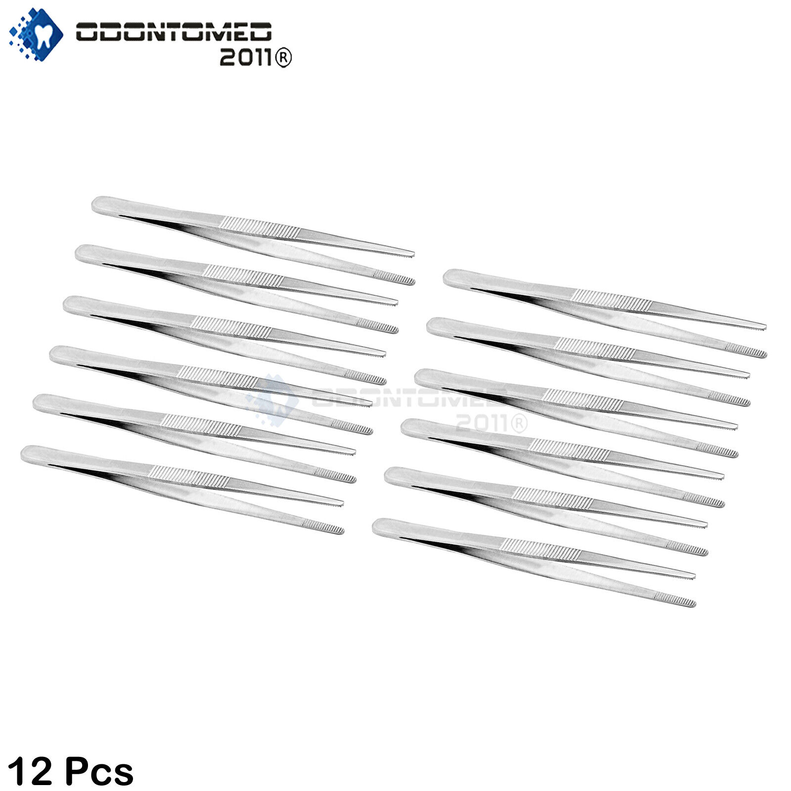 12-Thumb-Dressing-Forceps-45-Serrated-Veterinary-Instruments-Economy-450-45-134297307885