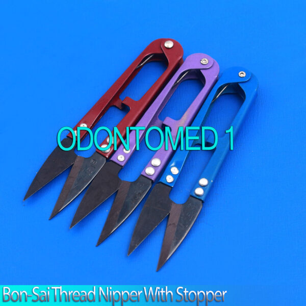 12pc 4" Bon-Sai Thread Nipper with Stopper Bonsai Pruner Bud Leaf Flower Trimmer