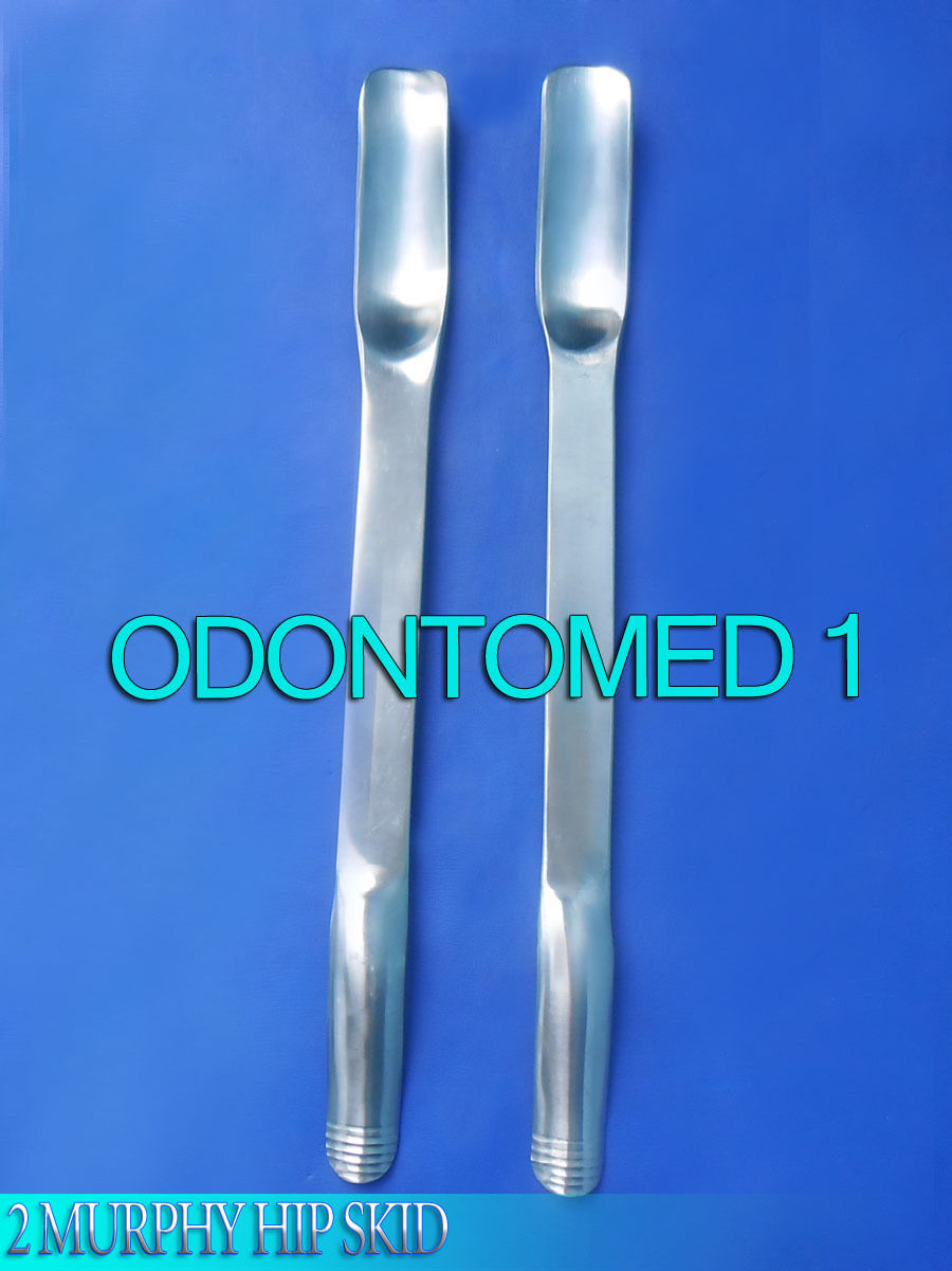 2-MURPHY-HIP-SKID-DOUBLE-ENDED-33CM-ORTHOPEDIC-INSTRUMENT-134297312905