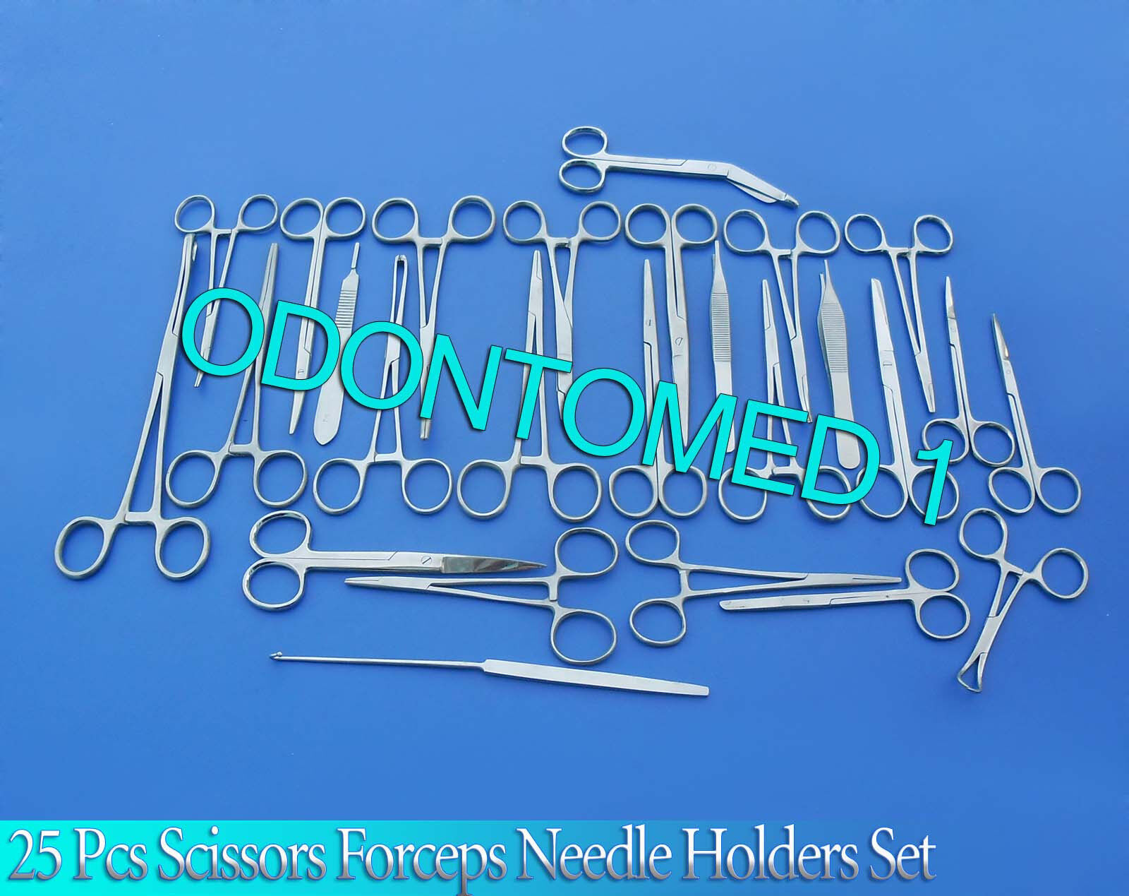 25-P-OR-GRADE-SCISSORS-FORCEPS-HEMOSTATS-NEEDLE-HOLDER-131174580245