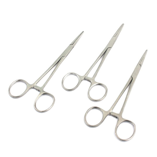 3 PCS MOSQUITO HEMOSTAT FORCEPS 5.5" STRAIGHT STAINLESS STEEL SURGICAL MEDICAL