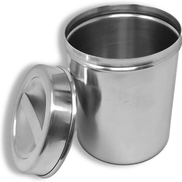 3 Pieces Stainless steel Dressing Jar 7x7" New