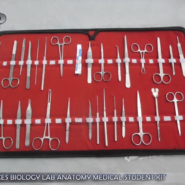 40 PCS BIOLOGY LAB ANATOMY MEDICAL STUDENT DISSECTING KIT + SCALPEL BLADES #15