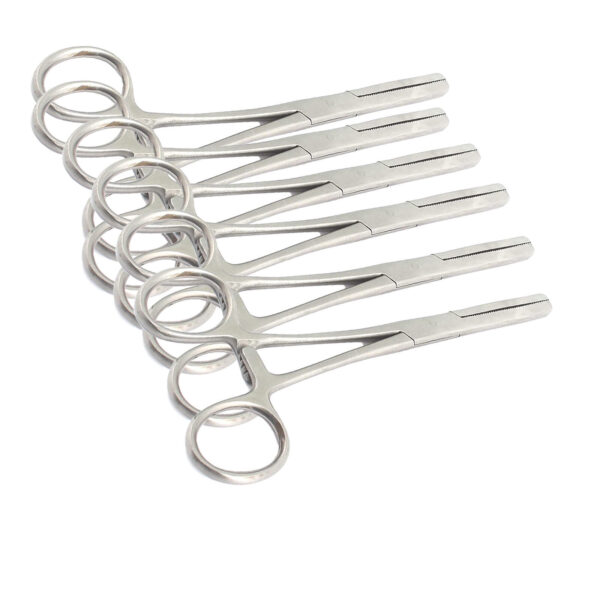 6 FERGUSON ANGIOTRIBE Forceps 8" Straight Surgical Veterinary instruments ODM