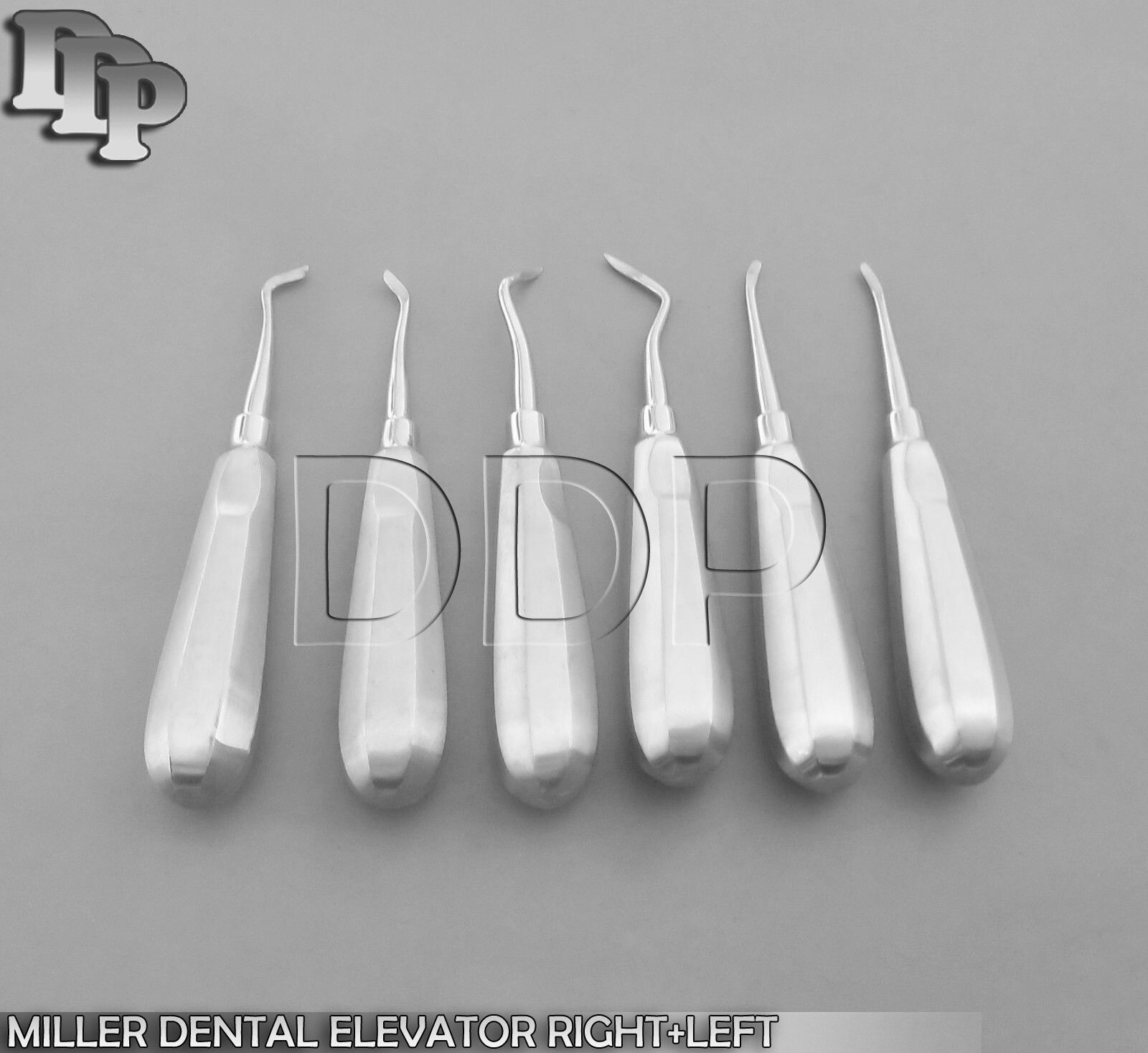 6-MILLER-DENTAL-TOOTH-EXTRACTING-EAST-WEST-ELEVATOR-RIGHTLEFT-ROUNDED-BLADE-372150445805