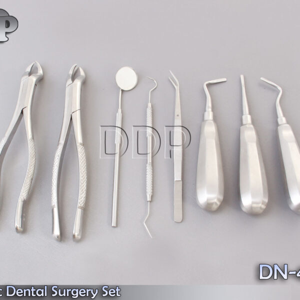 8 Pcs Basic Dental Surgery Extracting Forceps# 88L+88R Elevators Set DN-411