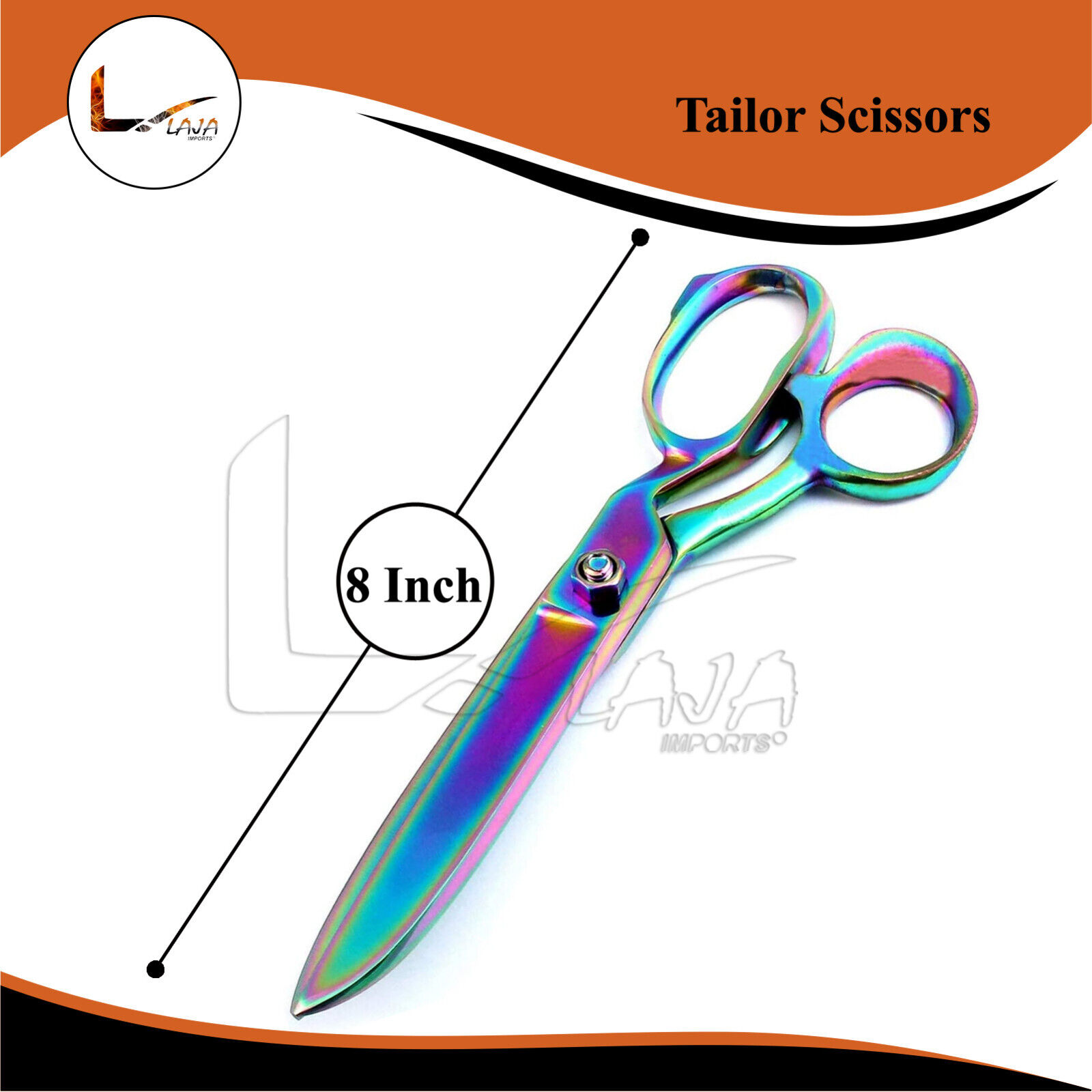 8-Rainbow-Tailor-Scissors-Textile-Fabric-Taylor-Cutting-Sewing-Dressmaking-275582614885-2