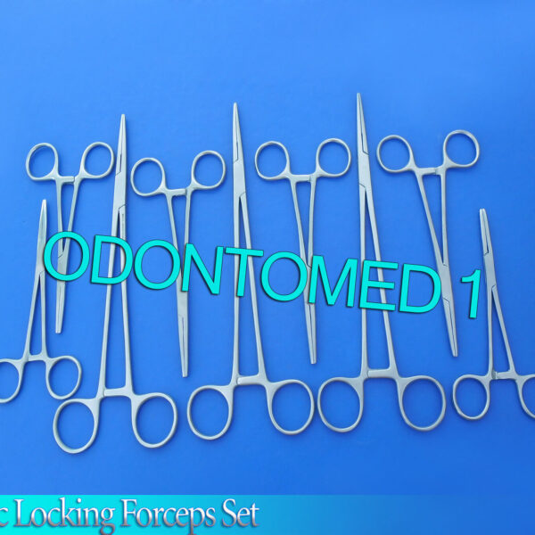 9 PC LOCKING FORCEPS HEMOSTATS FISHING 5"+6.25"+7" STR