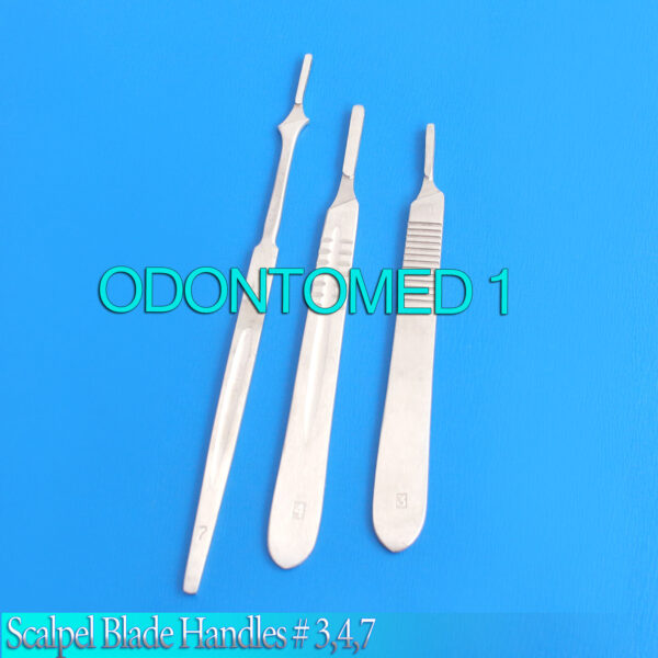 9 Surgical Scalpel Blade Handles # 3,4,7 (Easy Fit)