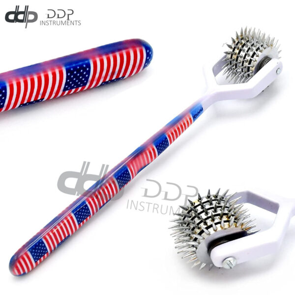 American Flag Wartenberg Wheel Strong Sensation Pinwheel (5 Head) Neuro SB-023