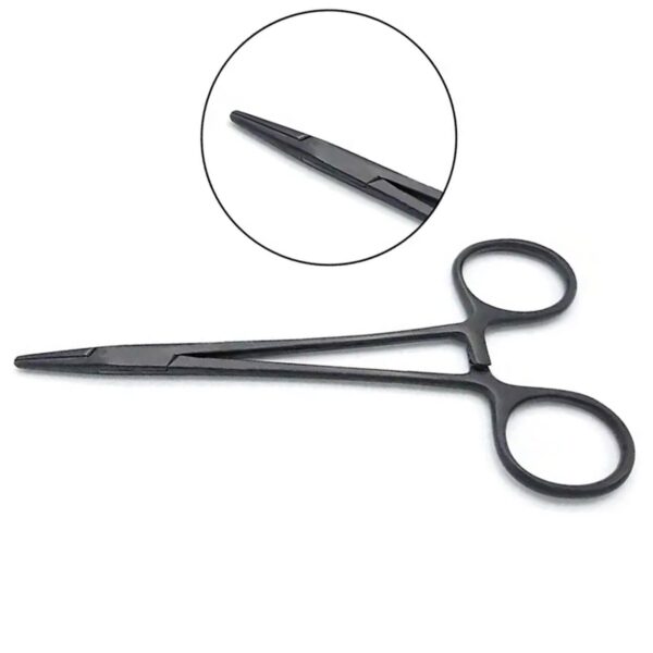 BLACK MAYO NEEDLE HOLDER 5.5'' SURGICAL INSTRUMENTS