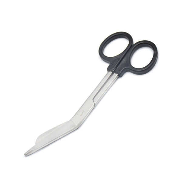 Black Large Ring Plastic Handle Lister Bandage Scissors 5.50'' Surgical DS-1382