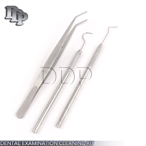 DENTAL EXAMINATION CLEANING KIT SET PROBE 9,PROBE 23 AND COLLEGE TWEEZER PR-0080