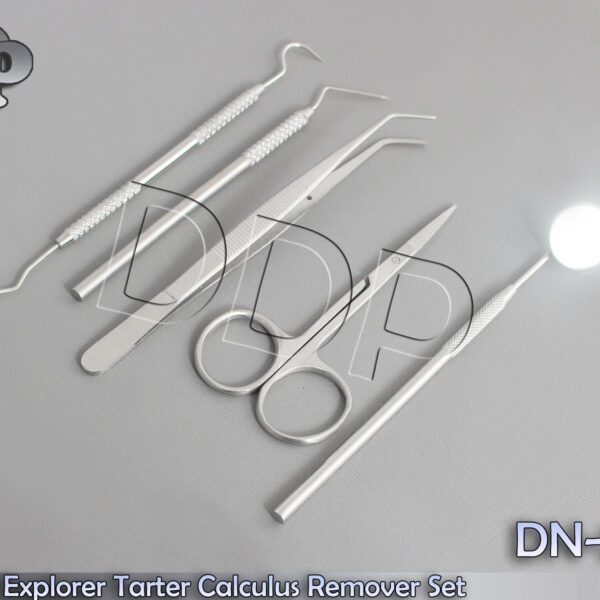 Dental Explorer 23/17A Tarter Calculus Remover Teeth Cleaning Lab Kit DN-350