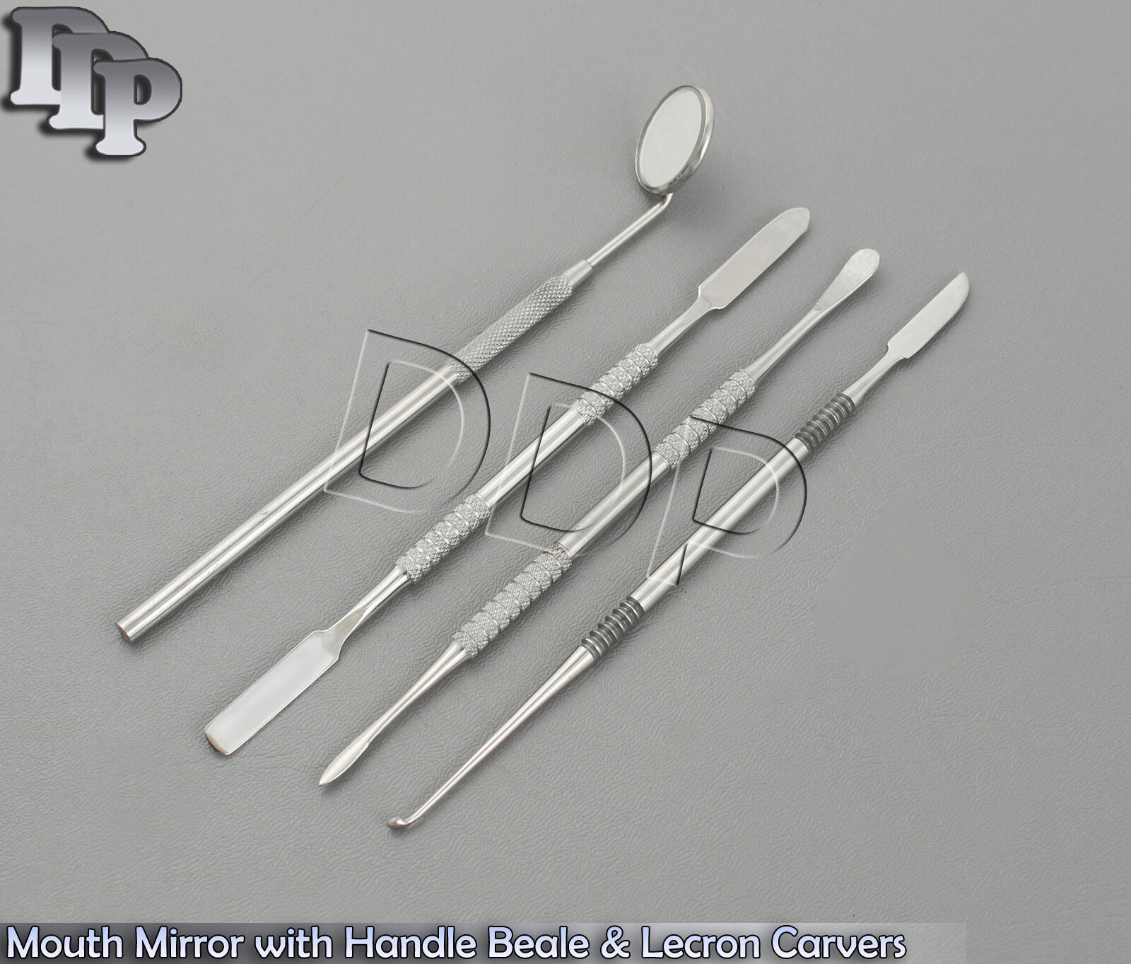 Dental-Tools-Mouth-Mirror-with-Handle-Beale-Lecron-Carvers-and-Cement-Spatula-371680514245