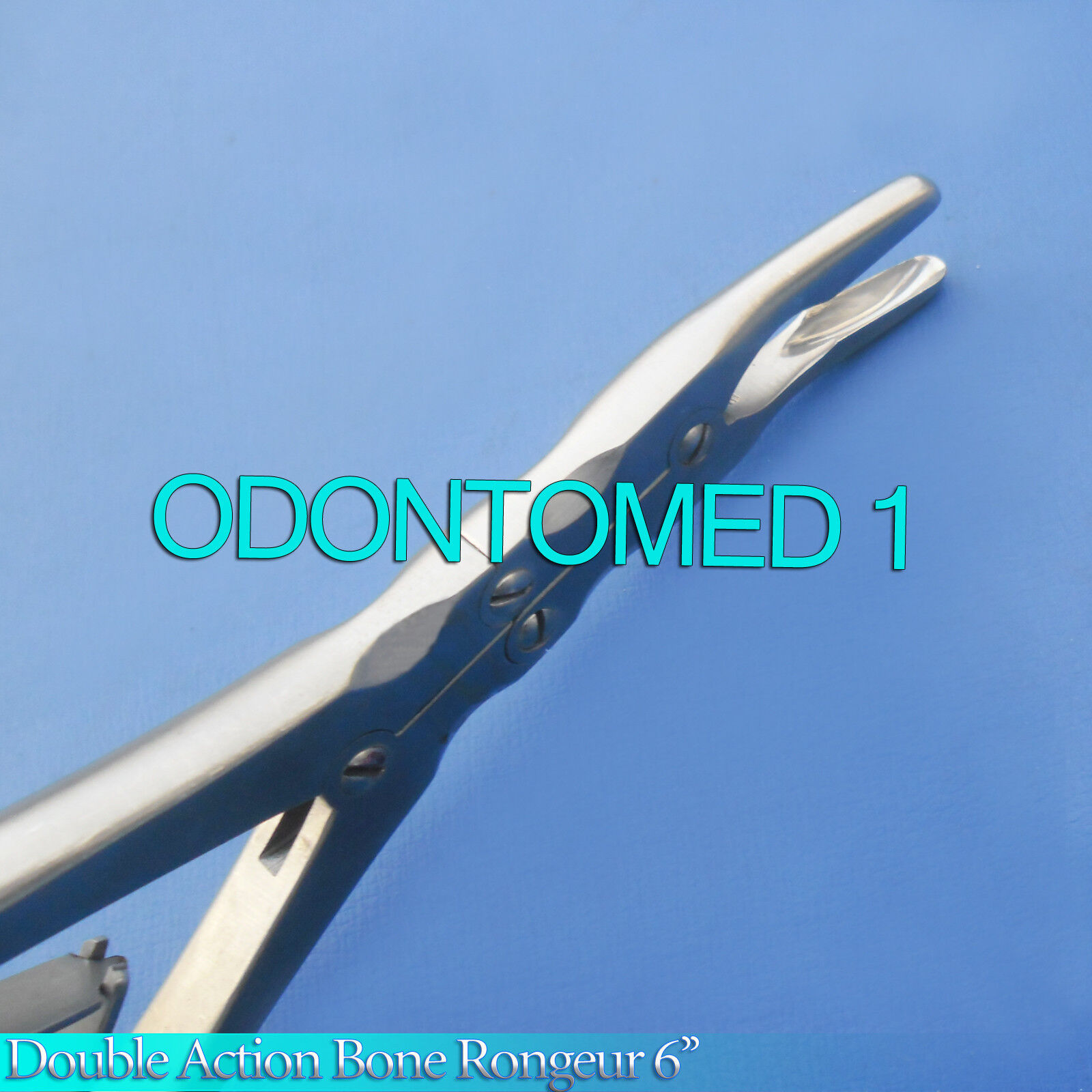 Double-Action-Bone-Rongeur-6-15cm-Slight-Angled-Jaw-Surgical-Ent-Instruments-131207971185-2