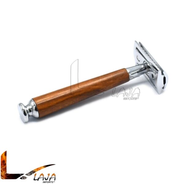 Double Edge Men's Classic Shaving Razor Wood Handle Safety Razor BTS-309