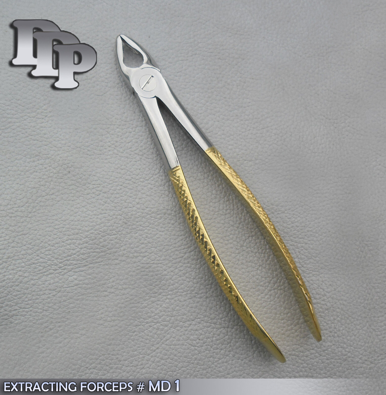 EXTRACTING-FORCEPS-MD-1-GOLD-PLATED-DENTAL-SURGICAL-INSTRUMENTS-111449093595