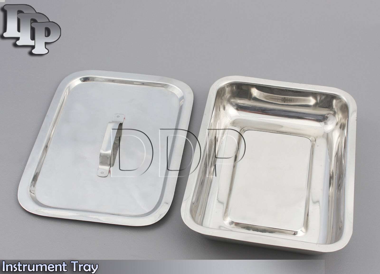 Instrument-Tray-With-Lid-8x6x2-Surgical-Dental-Instruments-DN-2312-122450607255