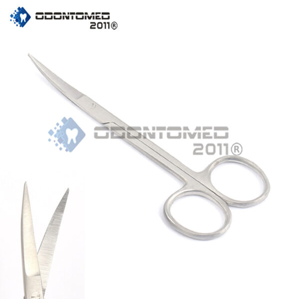 Iris Scissors Surgical Dental Curved 4.50 Satin Finish 4.50" 4.5" 4.5"