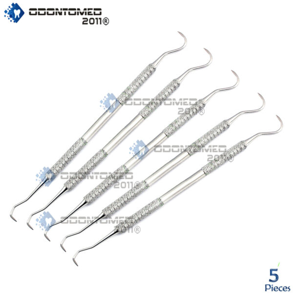 Jacquette Towner Scalers U15/30 Double Ended Dental Periodontal Probes Set of 5