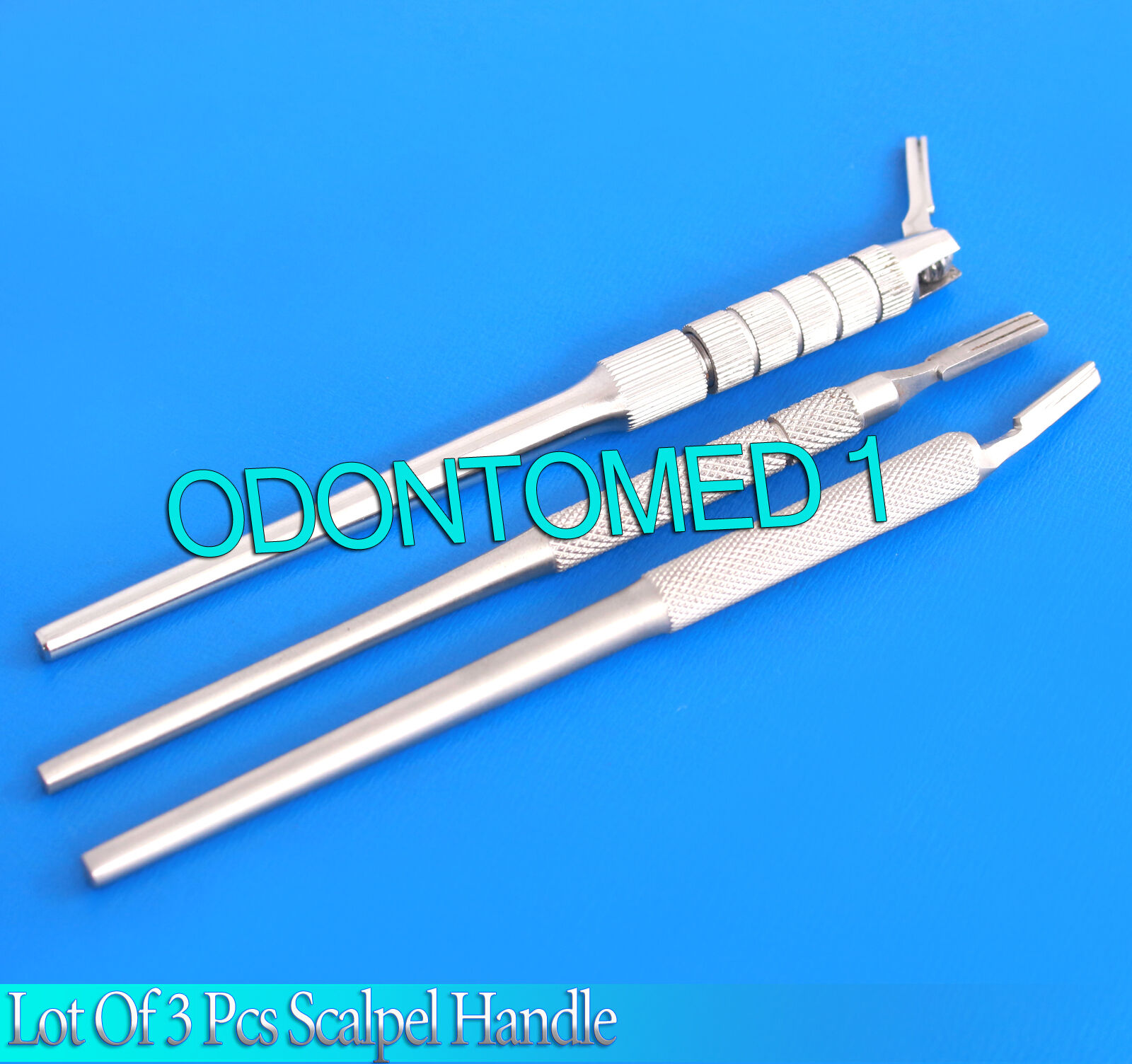 Lot-of-3-Dental-Instruments-SCALPEL-HANDLE-AdjustableAngledSurgery-Instrument-131758449785