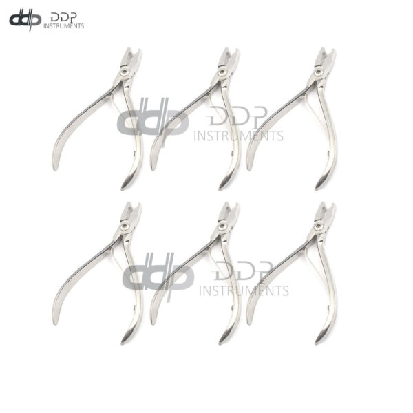 Lot of 6 Pcs Dela Rosa Contouring Pliers Stainless Steel Orthodontic Dental Inst