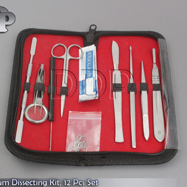 Medium Dissecting Kit, 12 Pcs Set DS-746