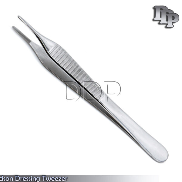 Micro Adson Tweezer 12cm Tissue Dressing Forceps Dental Surgical Lab Instruments