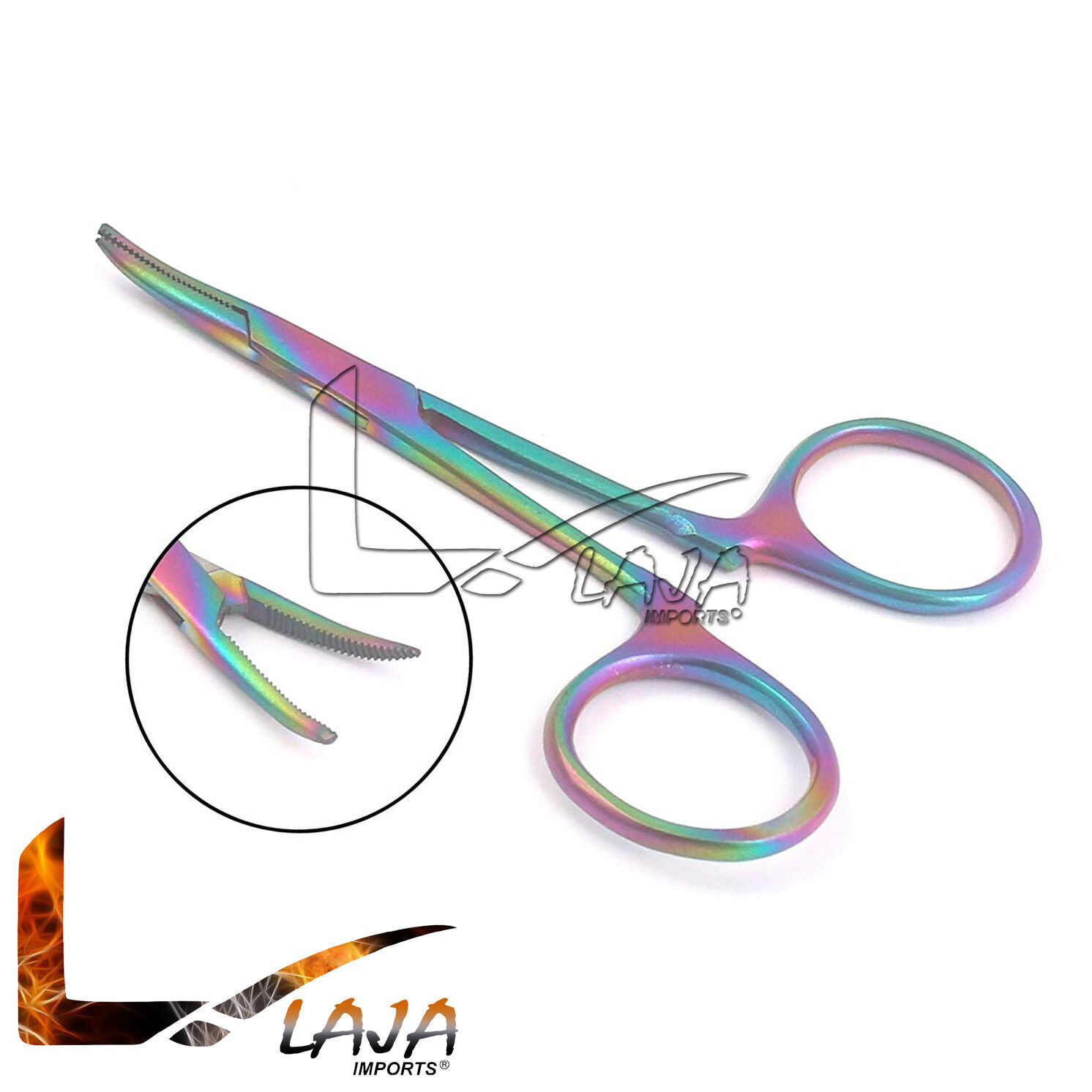 Mosquito-Forceps-Curved-35-Rainbow-Multi-Color-Without-Ratchet-DS-1581-273552992415