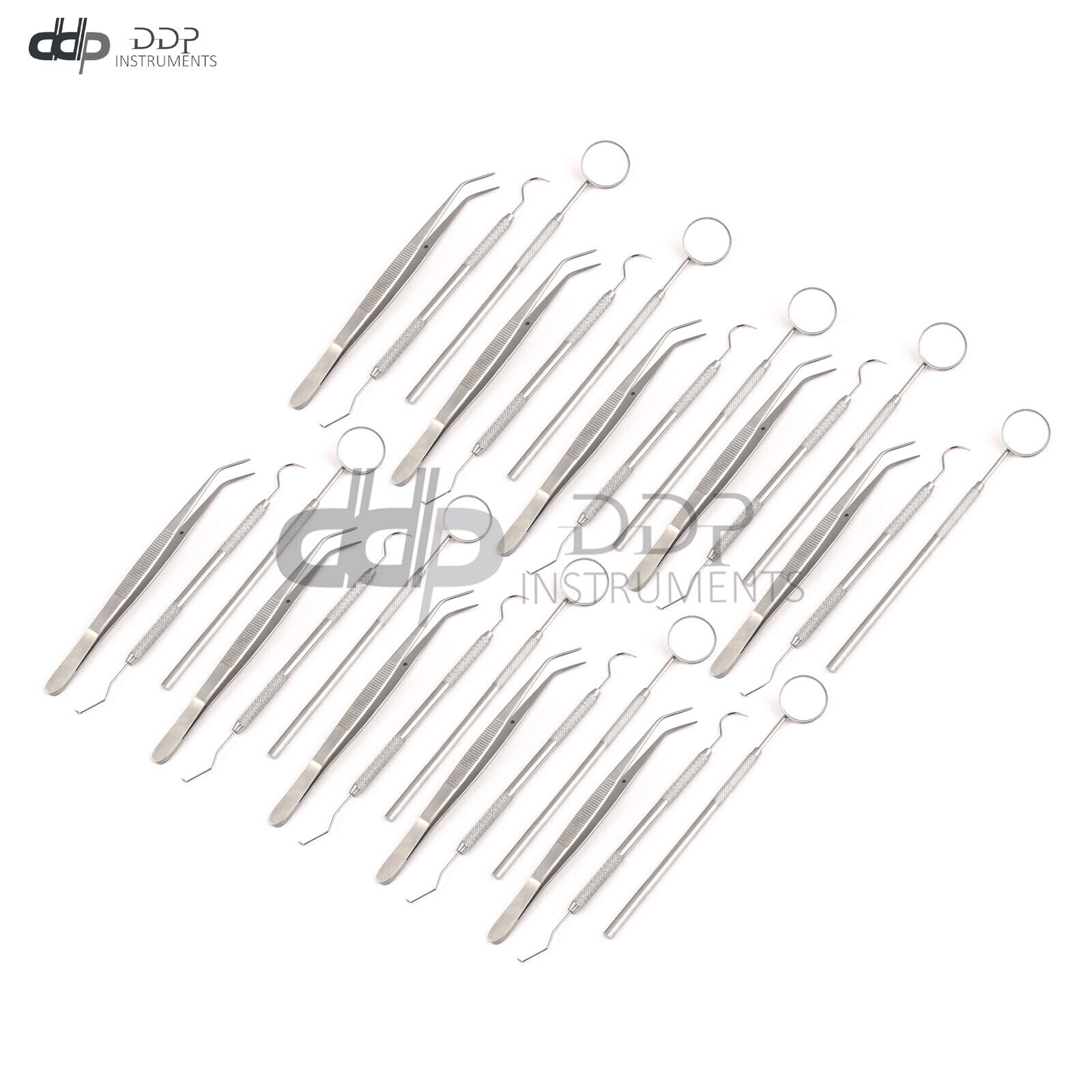 NEW-48-Instruments-Basic-Dental-Set-Mirror-Explorer-College-plier-German-Grade-125515296195